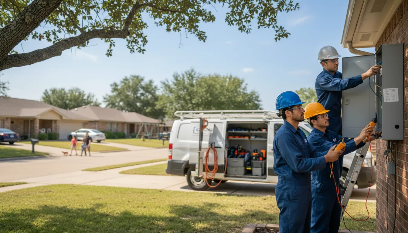 Certified electrician providing emergency electrical services in Sandy Hook, VA